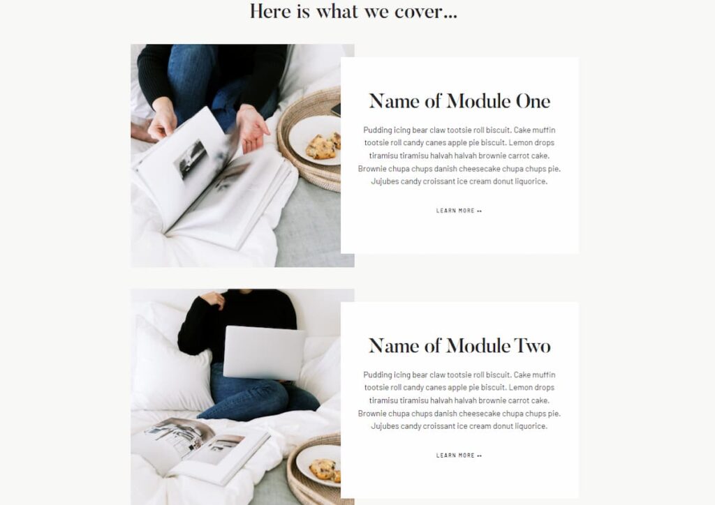 module one and two short overview for reference